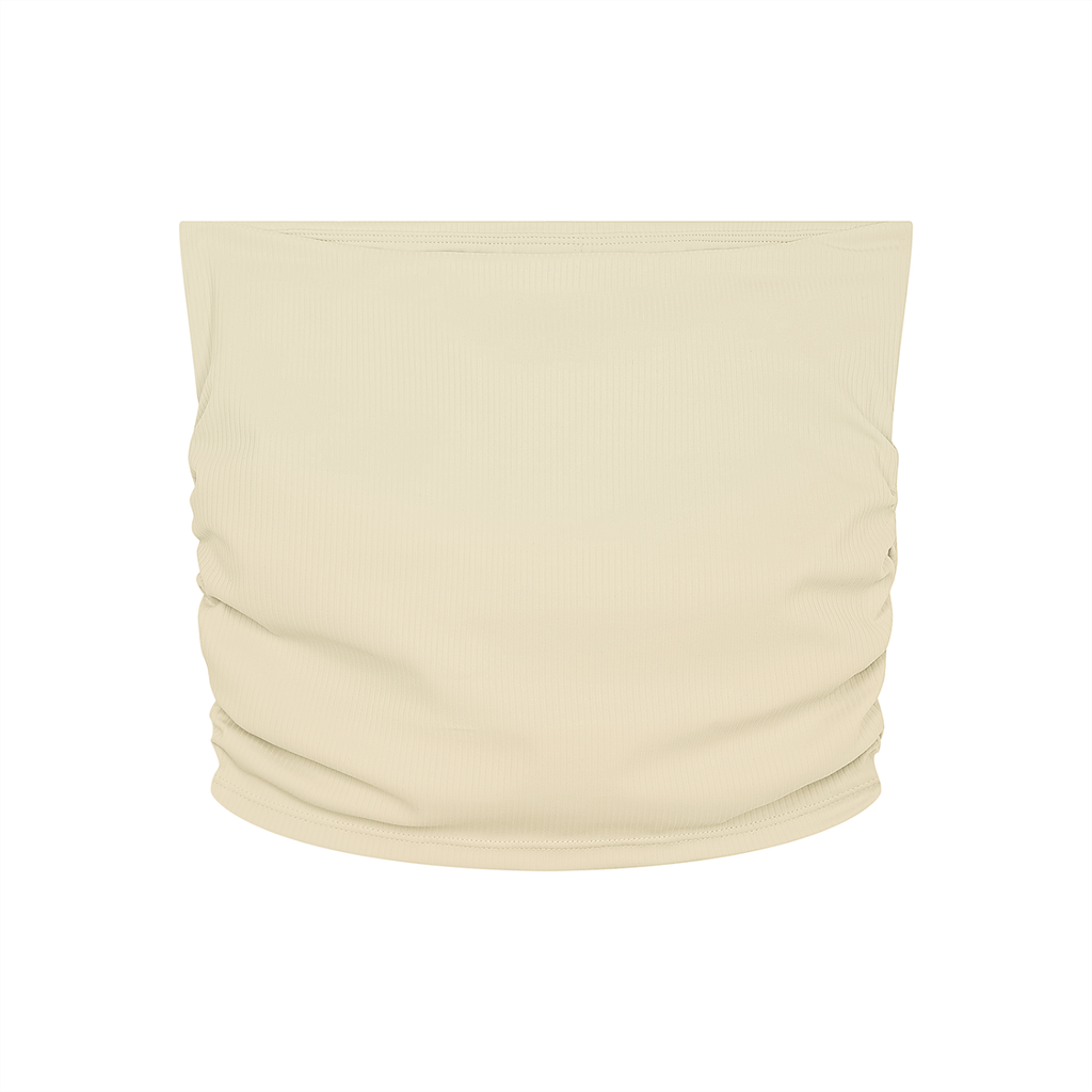 AUVREN Riviera Sculpt Ruched Tube Top