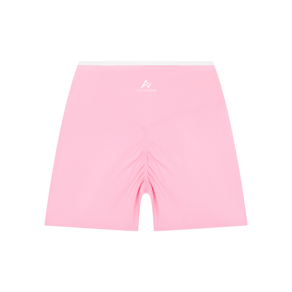 AUVREN Vector Wrap-Waist Biker Shorts