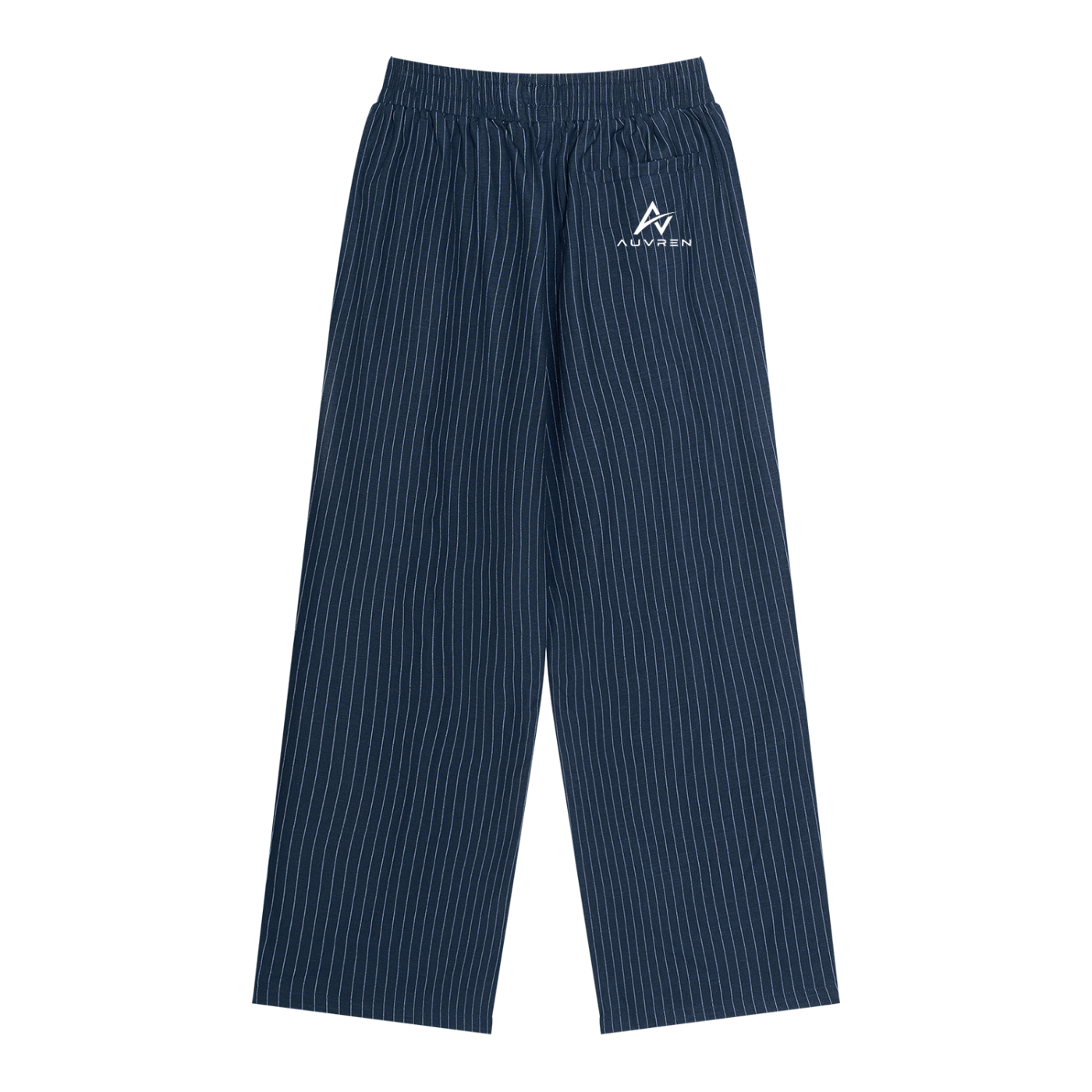 AUVREN Coreline Pinstripe Wide-Leg Pants