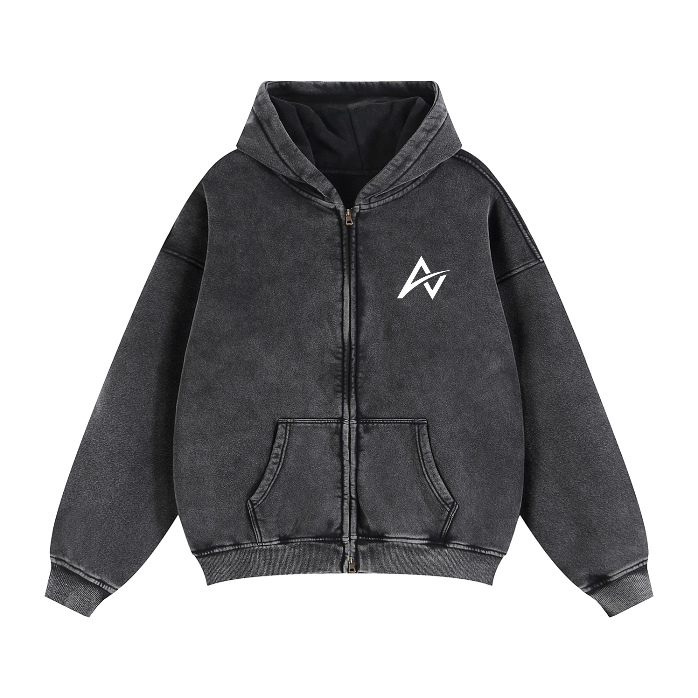 AUVREN Blush Essential Zip Hoodie