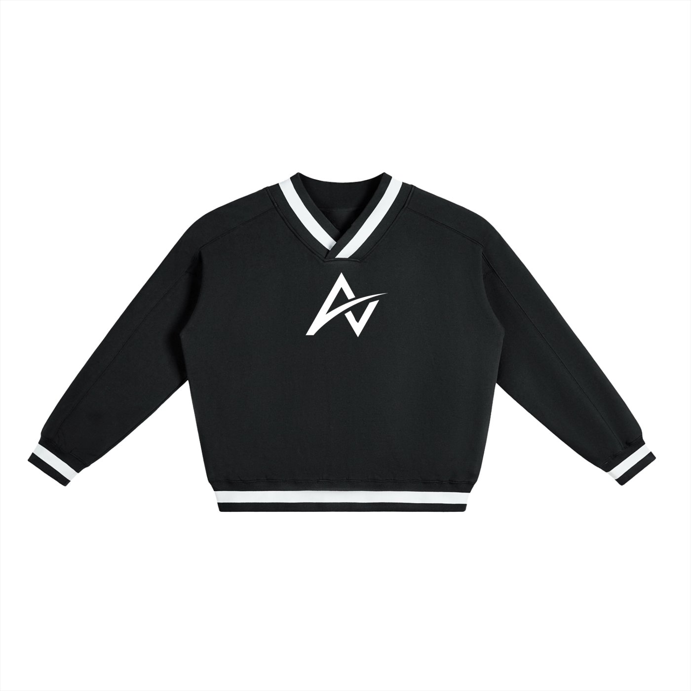 AUVREN Tempo Varsity V-Neck Sweatshirt