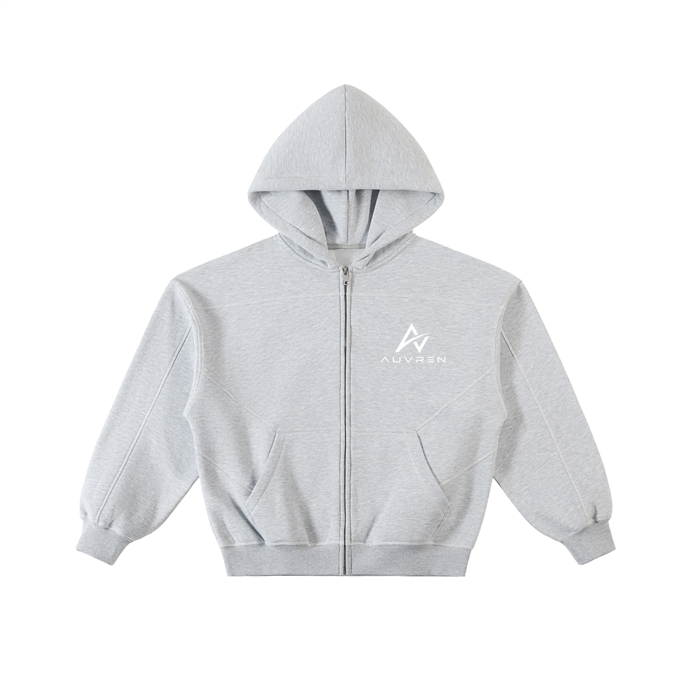 AUVREN Vector Seam Zip Hoodie