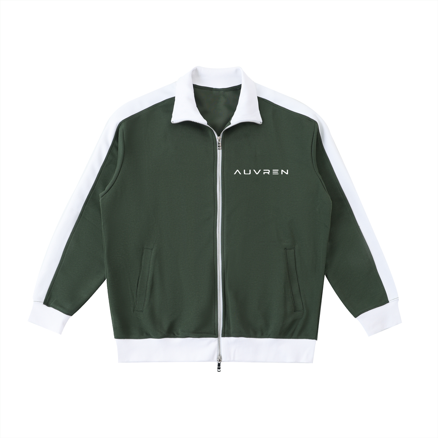 AUVREN Contrast Line Track Jacket