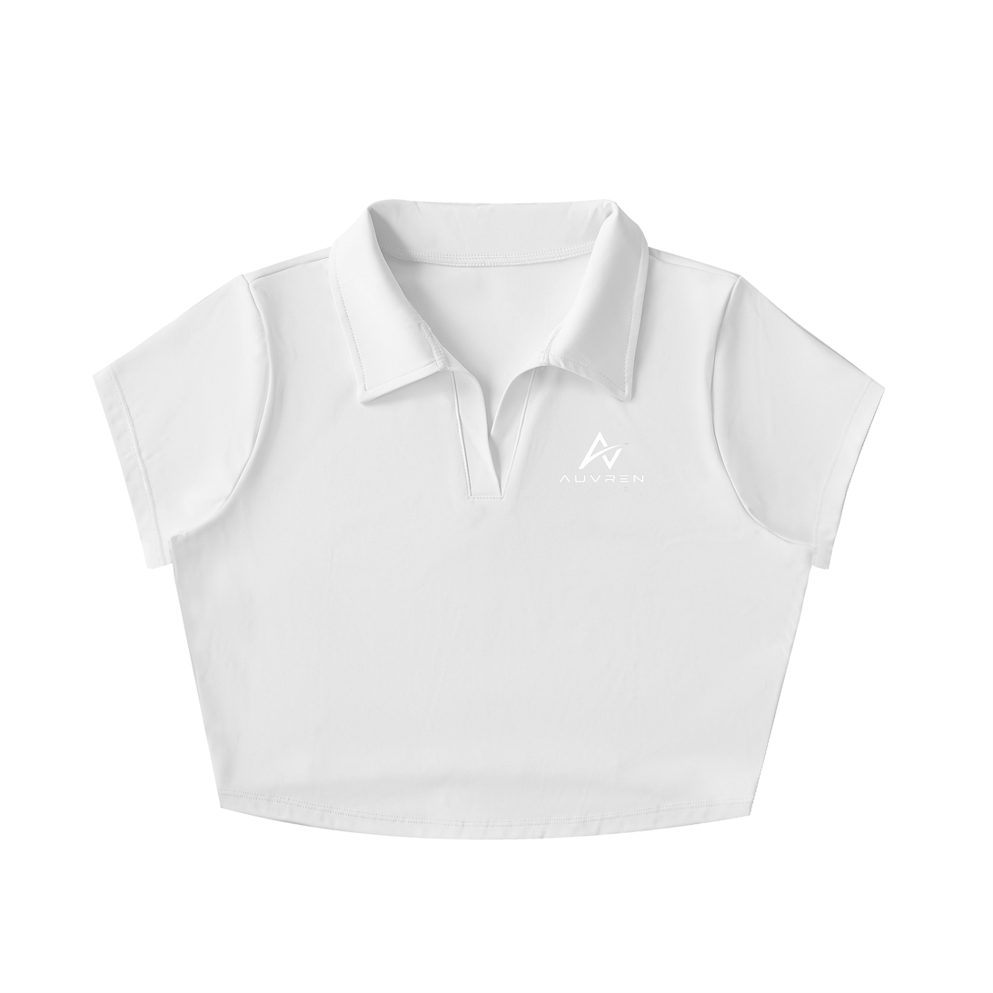 AUVREN Riviera Sculpt Cropped Polo