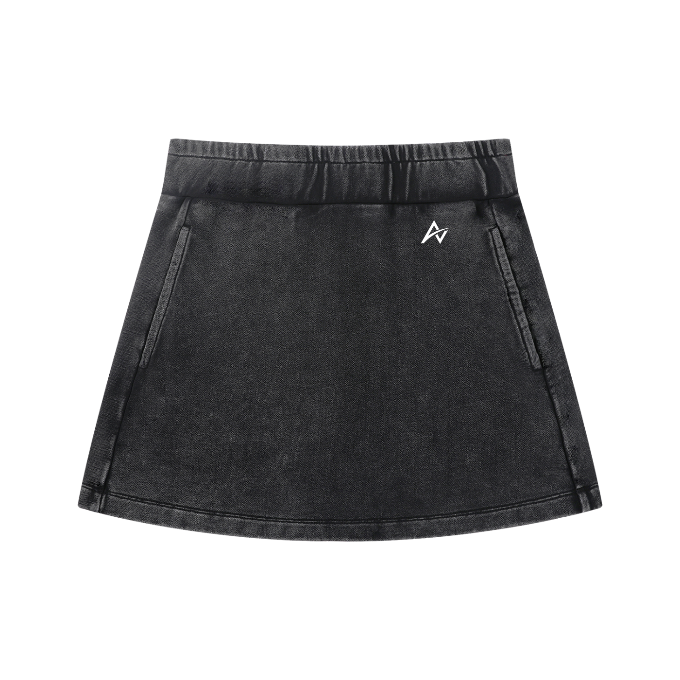 AUVREN Shadow Wash Mini Skirt