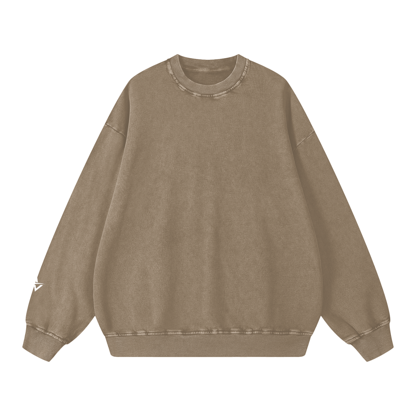 AUVREN Coreline Washed Oversized Crewneck
