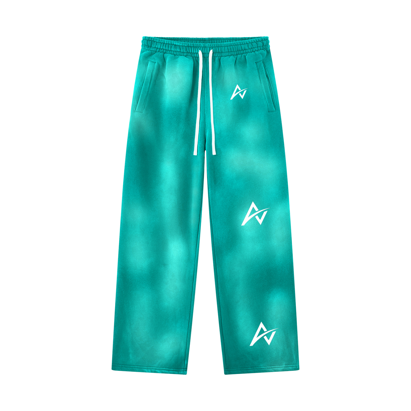AUVREN Coreline Eclipse-Wash Wide-Leg Joggers
