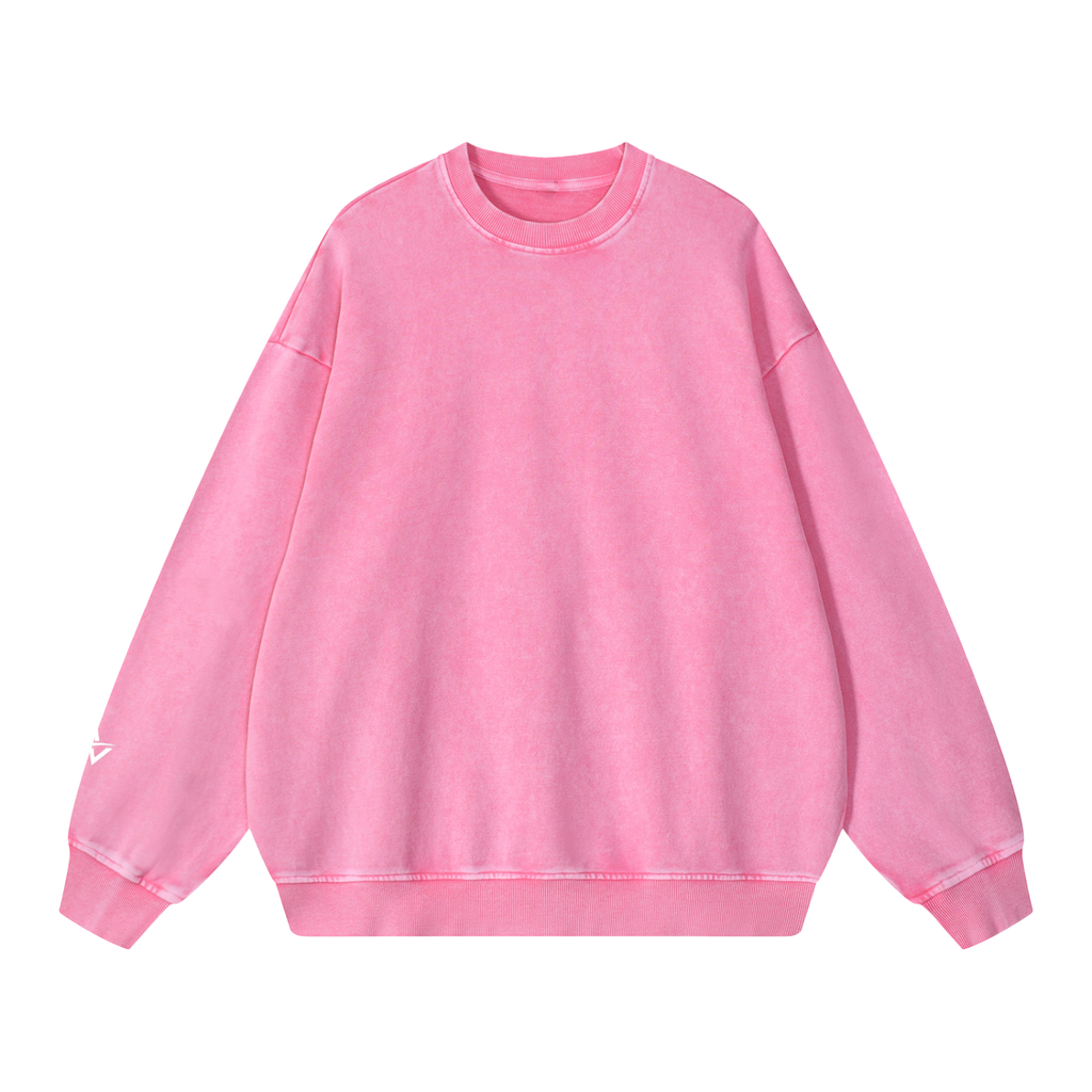 AUVREN Coreline Washed Oversized Crewneck