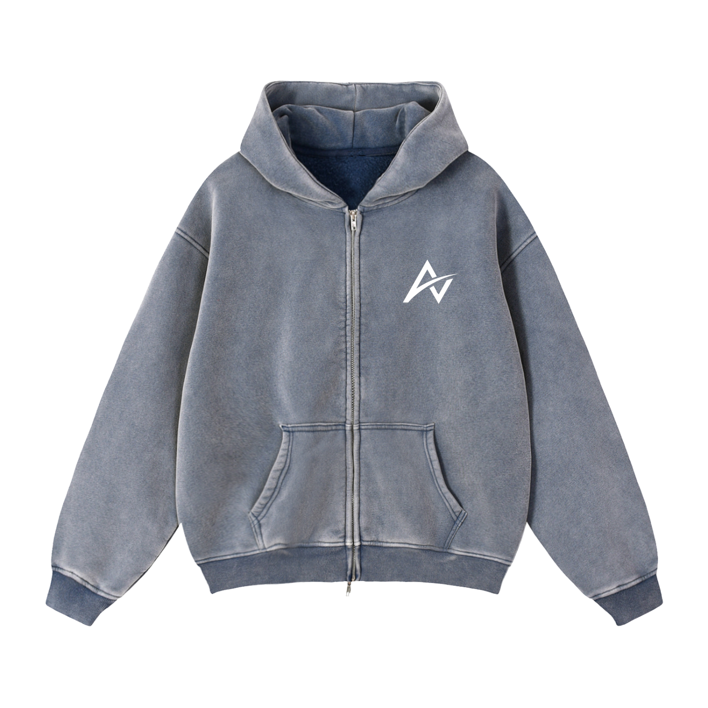 AUVREN Blush Essential Zip Hoodie