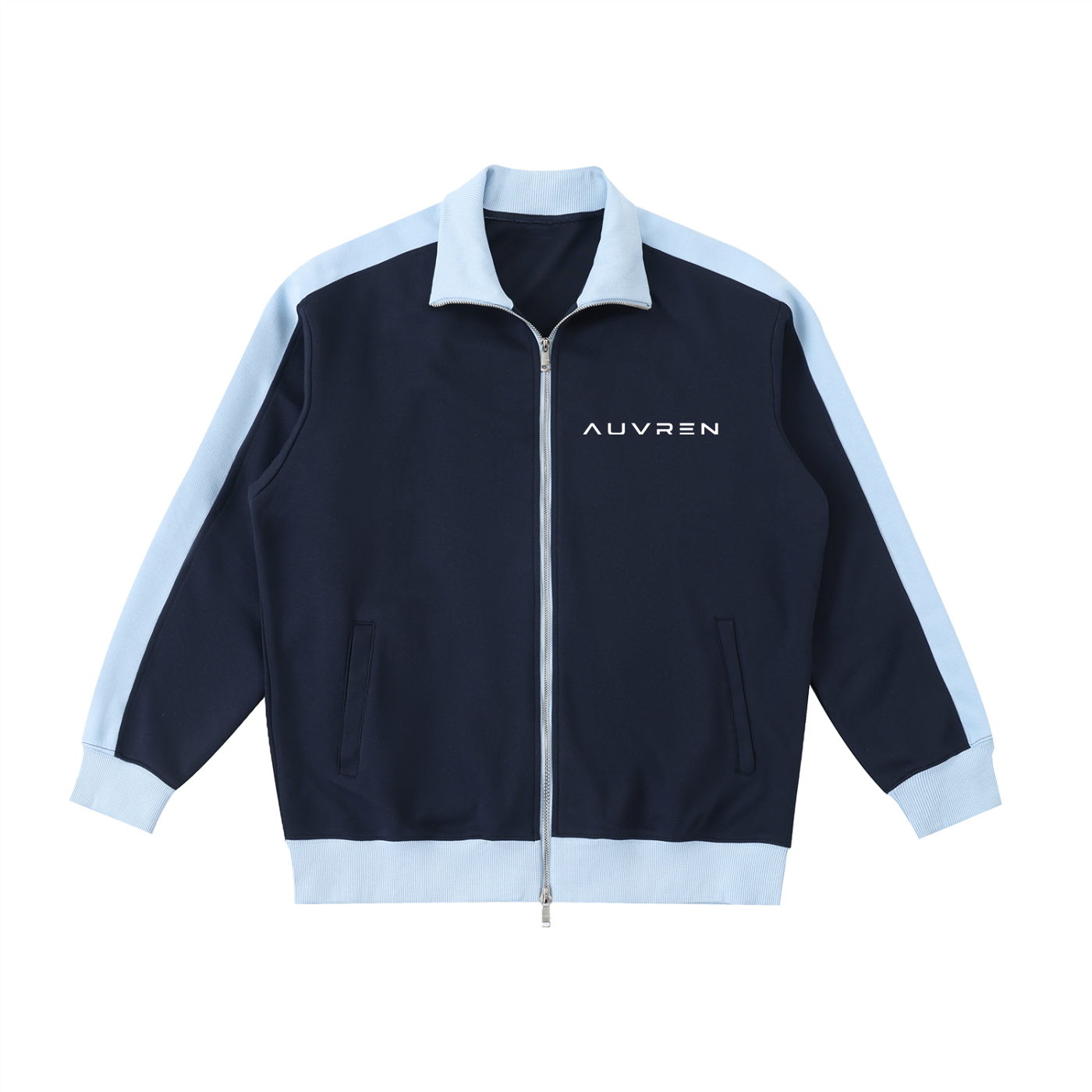 AUVREN Contrast Line Track Jacket