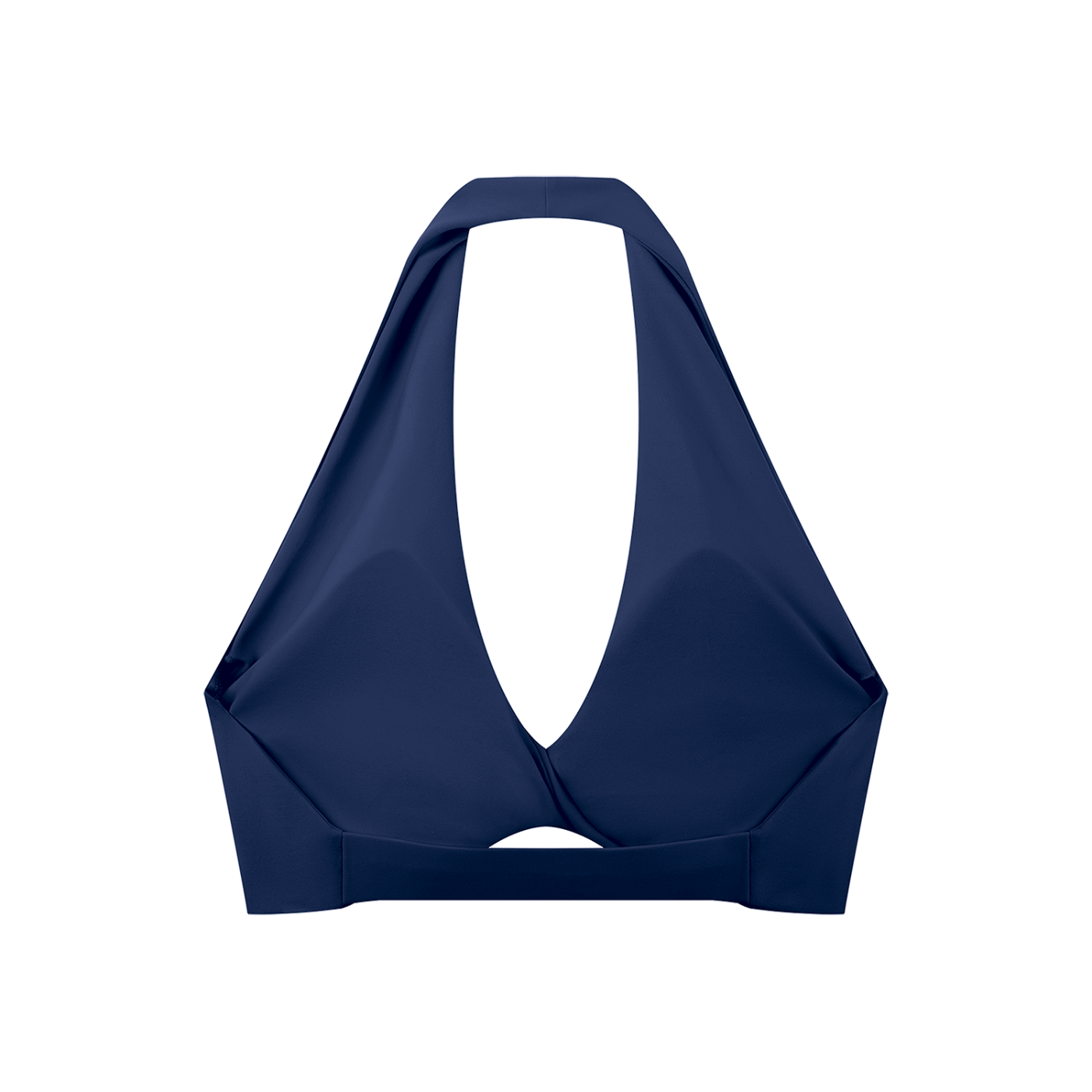AUVREN Solara Twist-Front Halter Sports Top