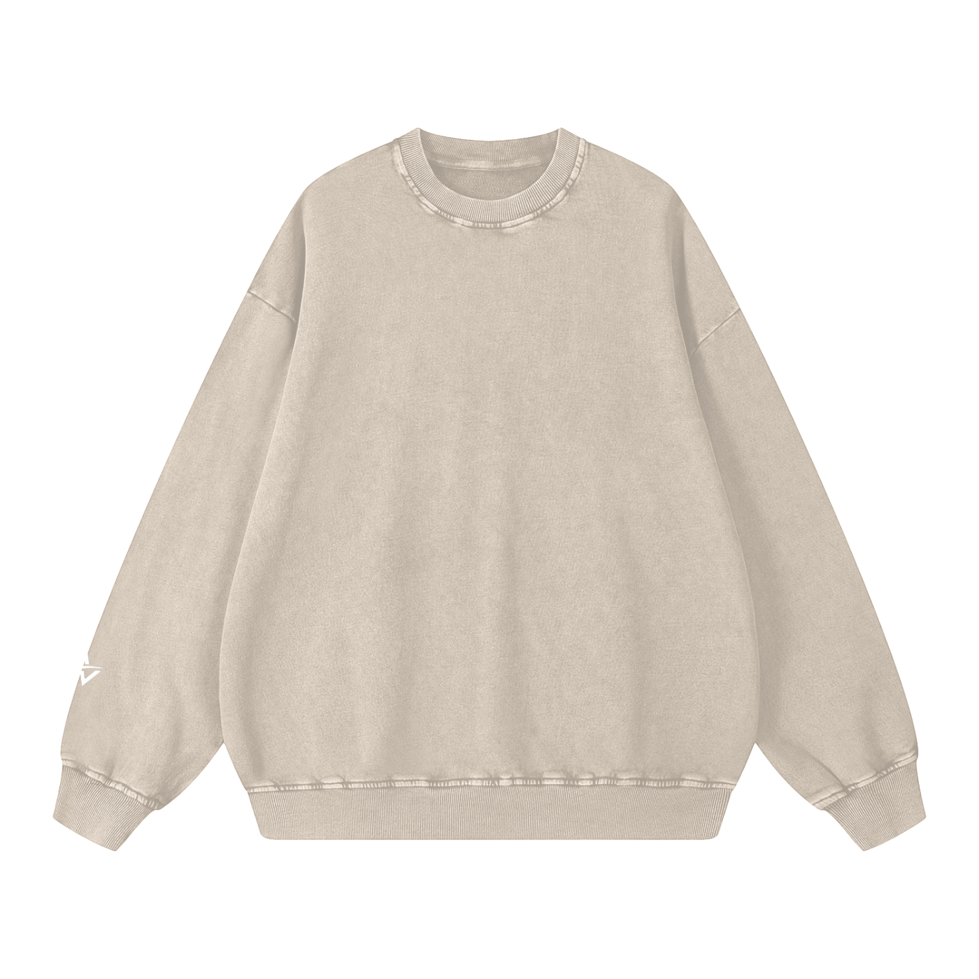 AUVREN Coreline Washed Oversized Crewneck