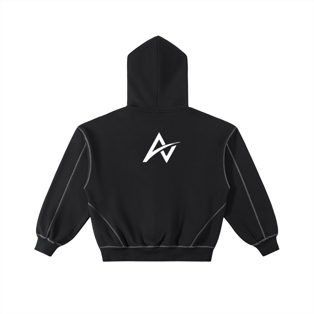 AUVREN Vector Seam Zip Hoodie