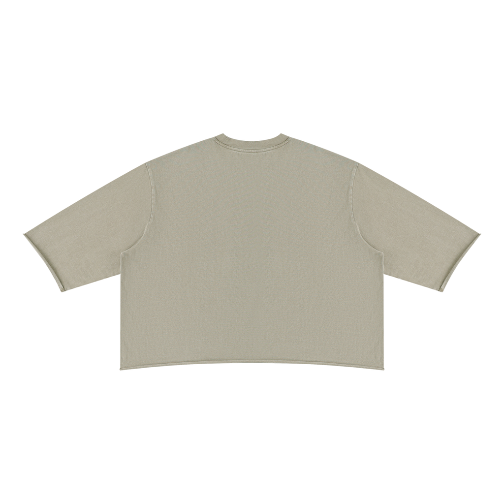 T-shirt crop top à bords francs AUVREN