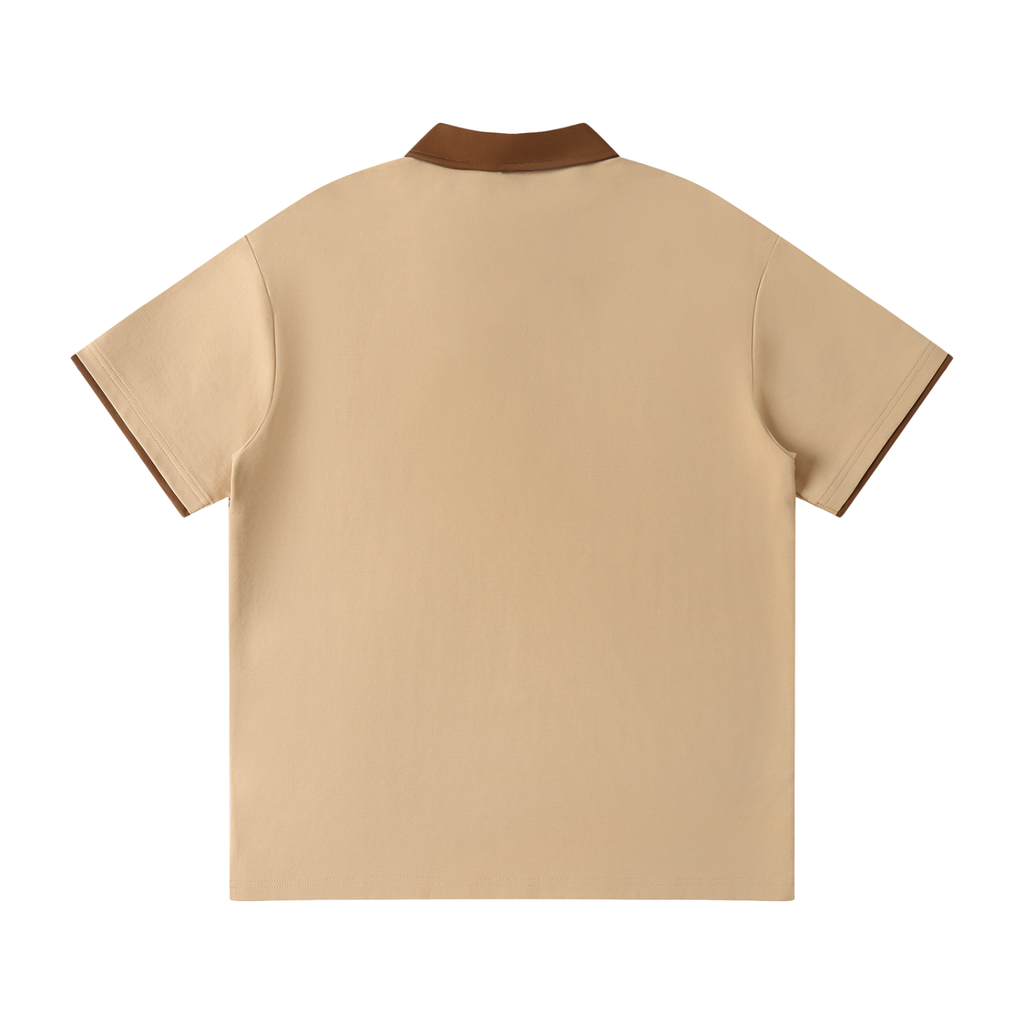 AUVREN Amethyst Contrast Performance Polo