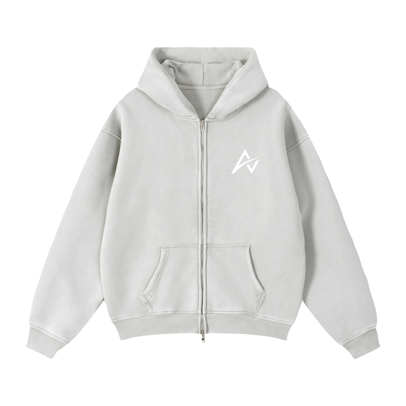AUVREN Blush Essential Zip Hoodie