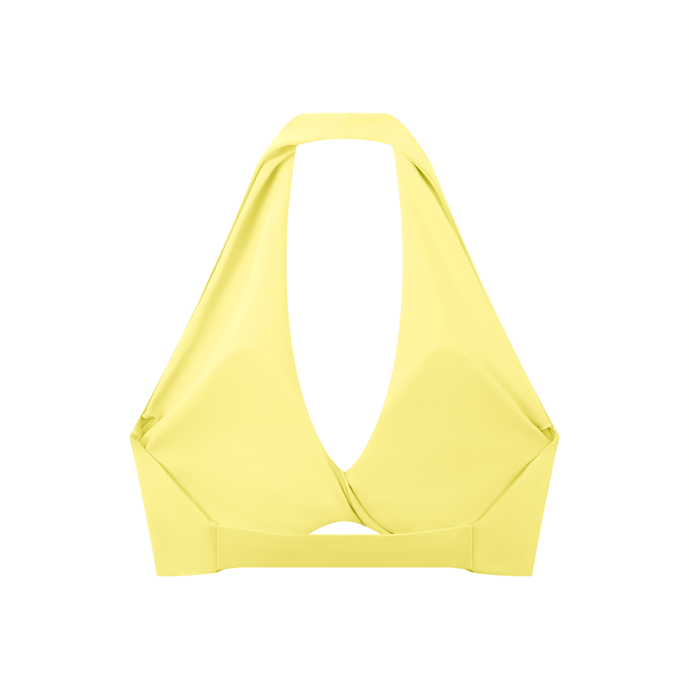 AUVREN Solara Twist-Front Halter Sports Top