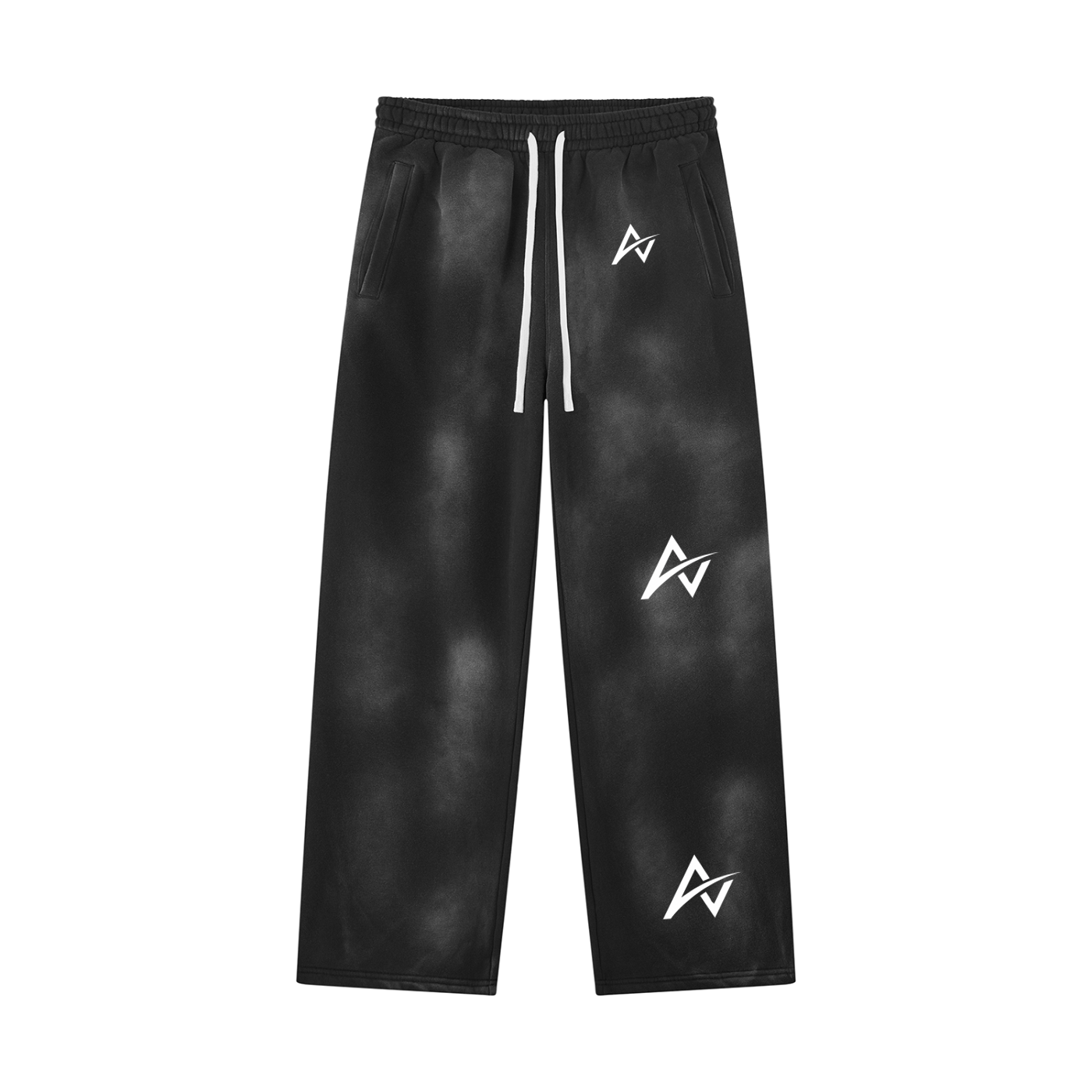 AUVREN Coreline Eclipse-Wash Wide-Leg Joggers