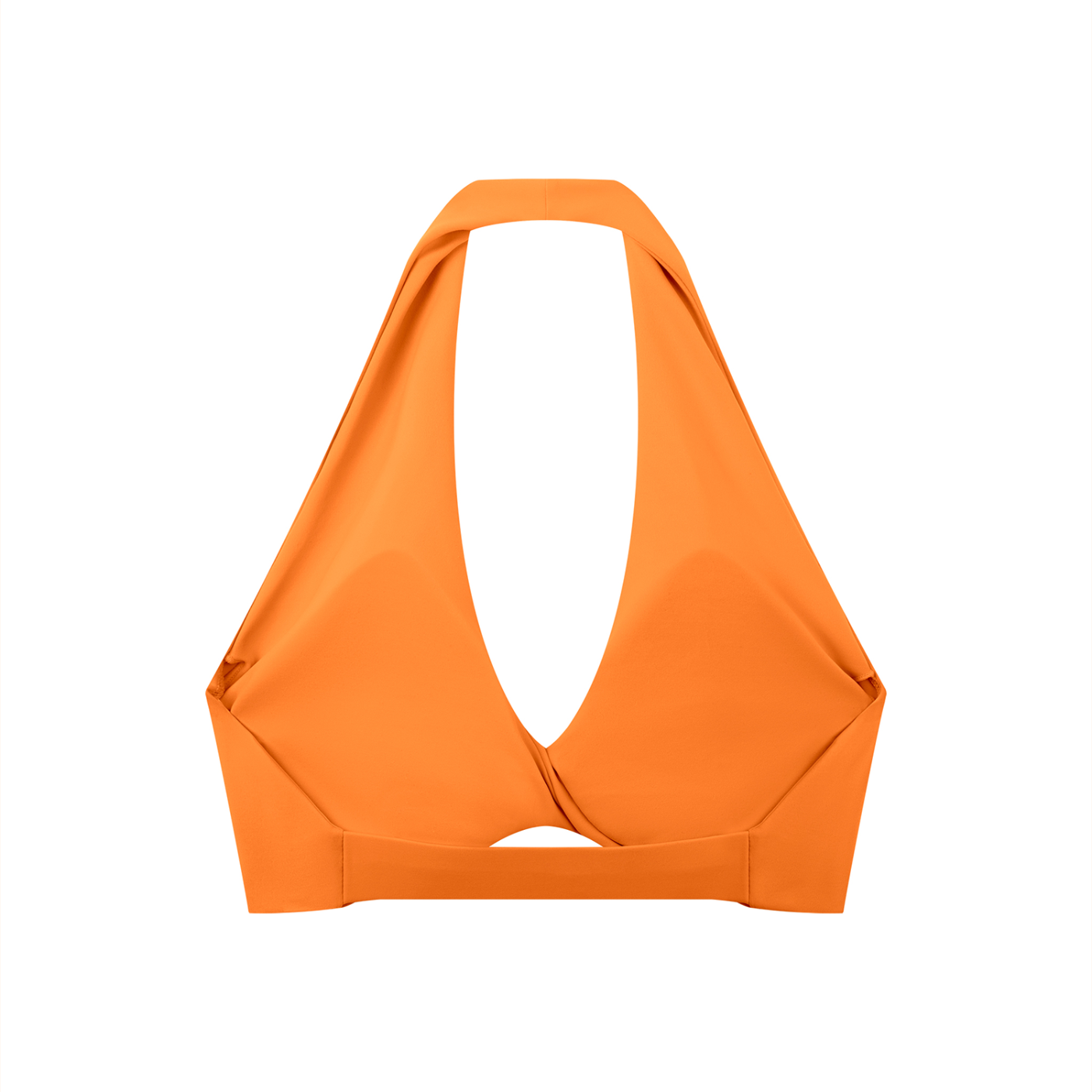 AUVREN Solara Twist-Front Halter Sports Top