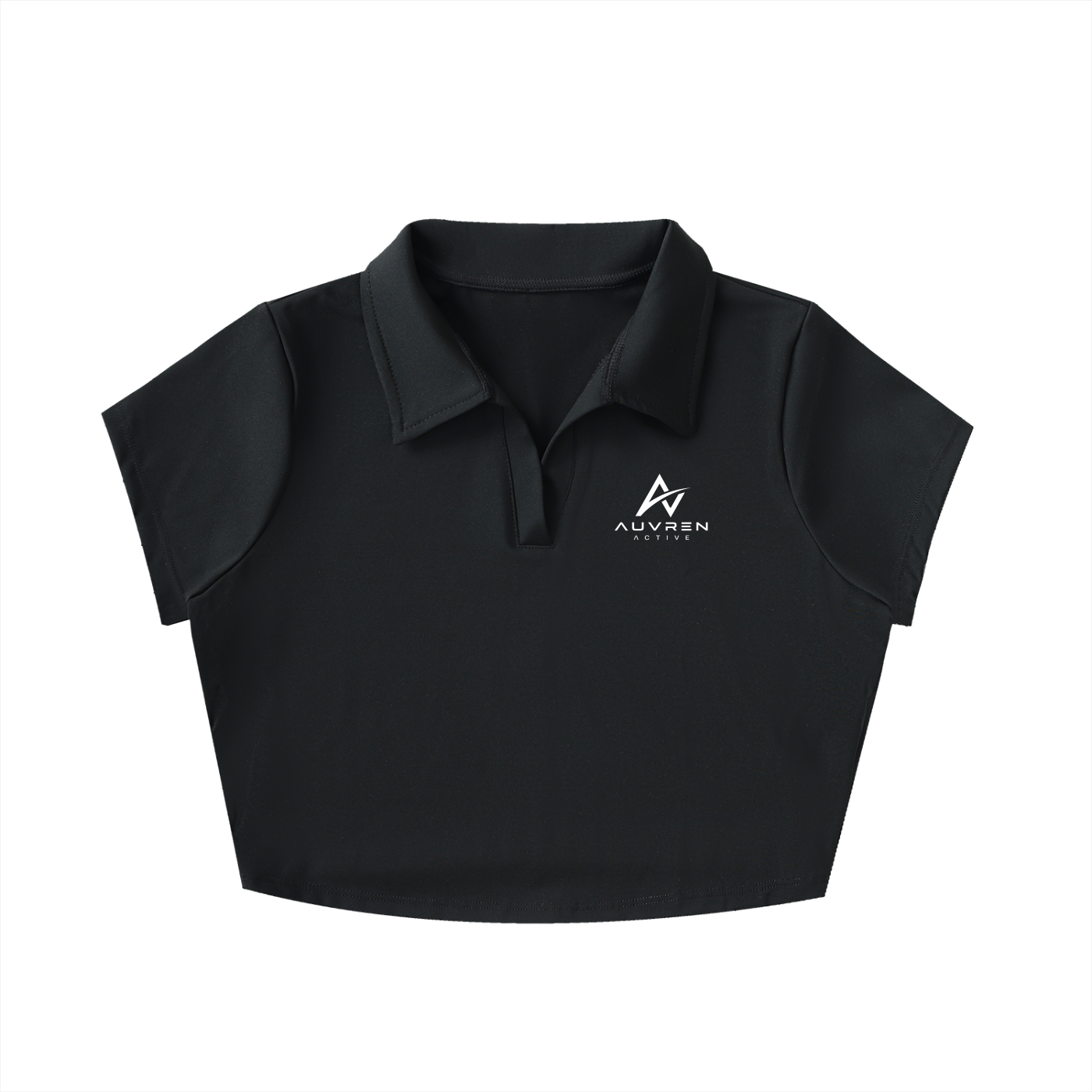 AUVREN Riviera Sculpt Cropped Polo