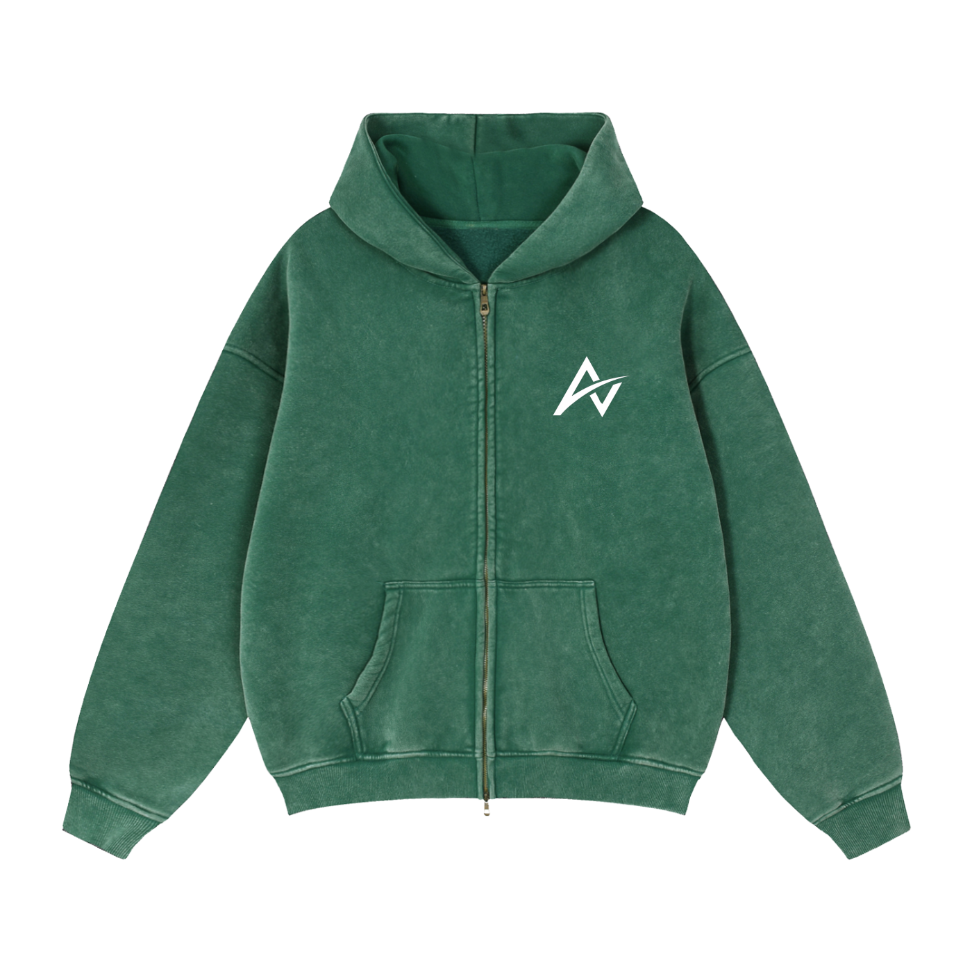 AUVREN Blush Essential Zip Hoodie