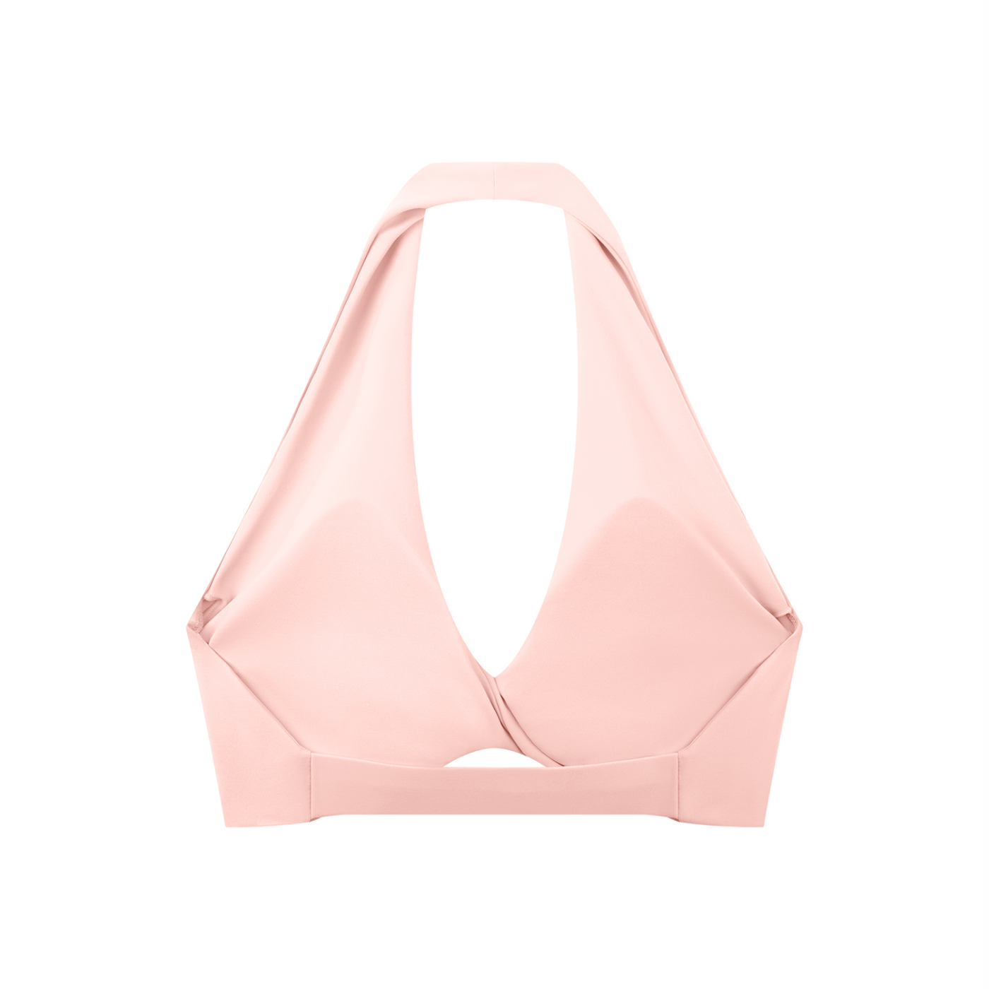 AUVREN Solara Twist-Front Halter Sports Top