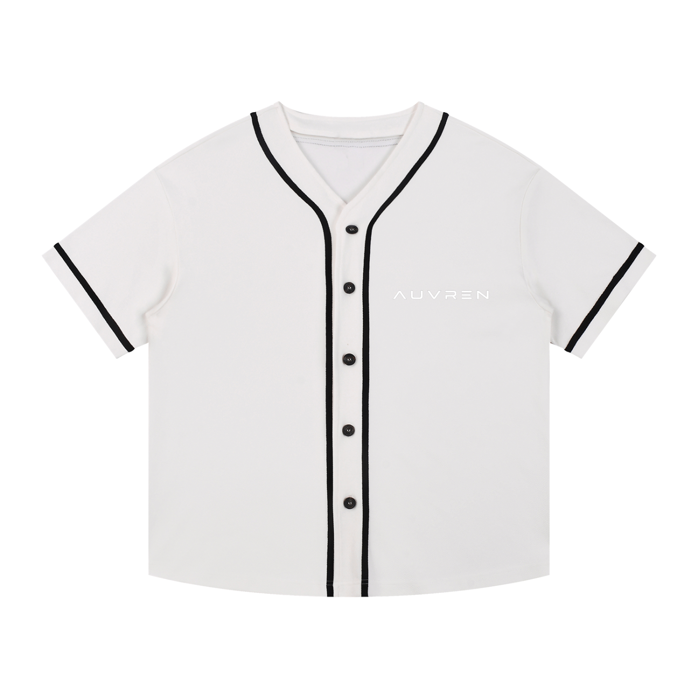 AUVREN Maillot boutonné style universitaire