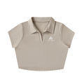 AUVREN Riviera Sculpt Cropped Polo