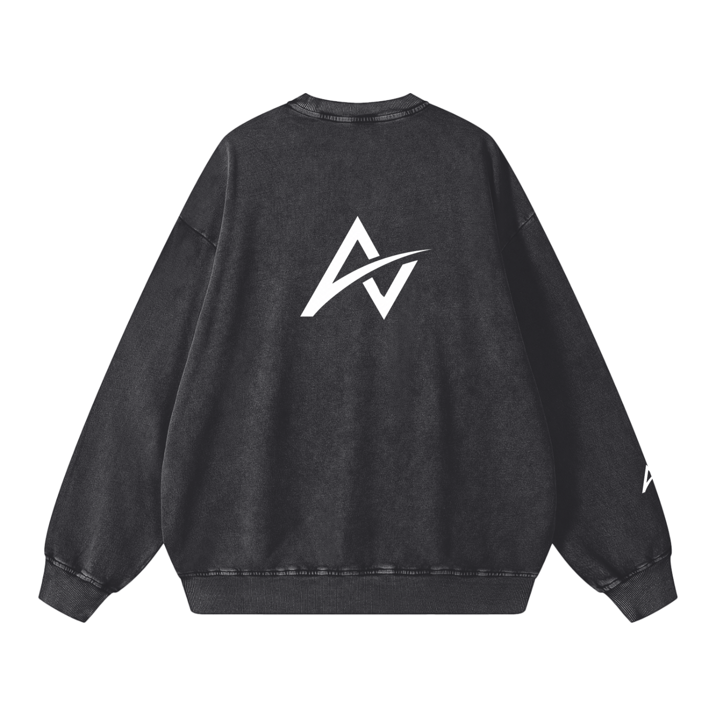 AUVREN Coreline Washed Oversized Crewneck