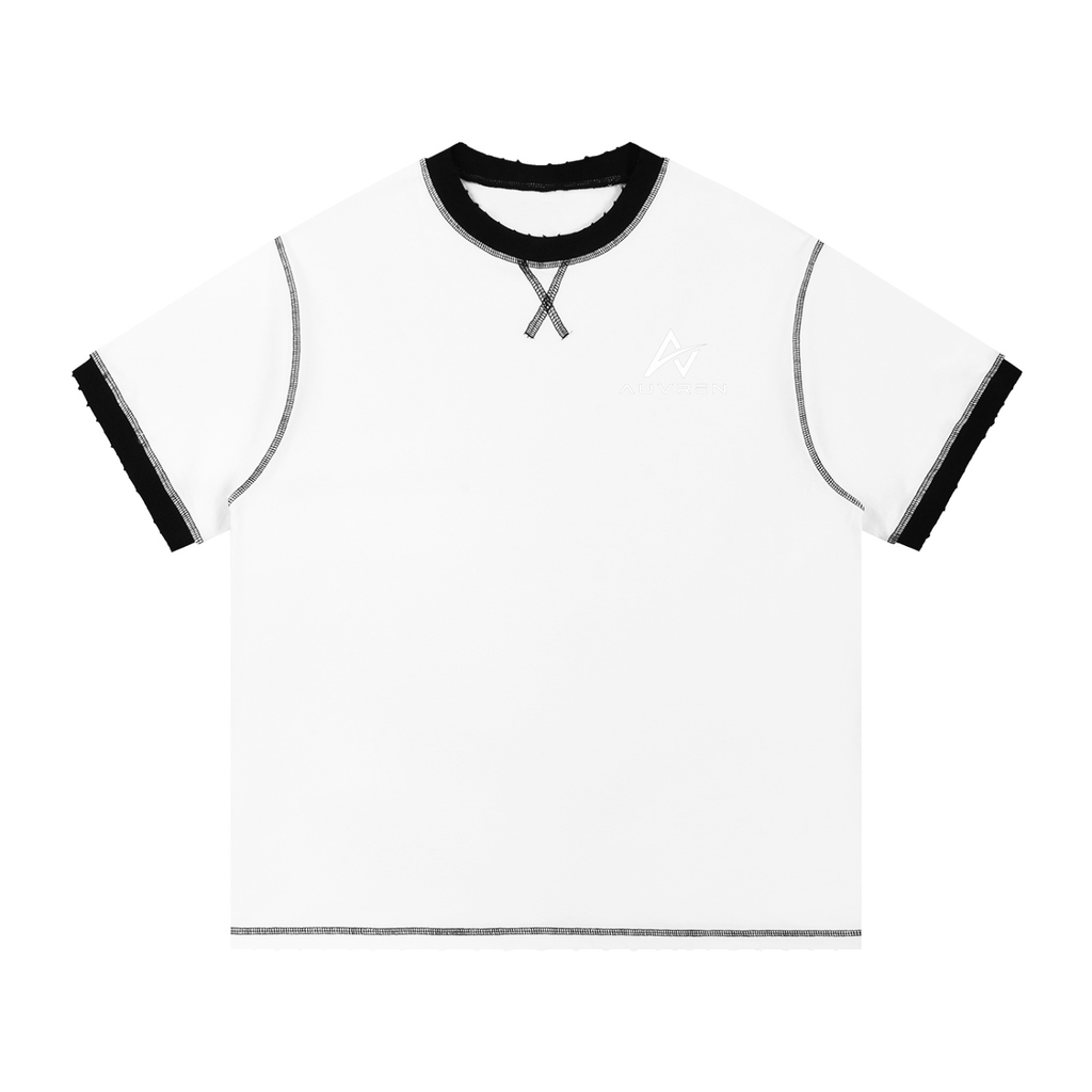 AUVREN Relay Contrast Seam Tee