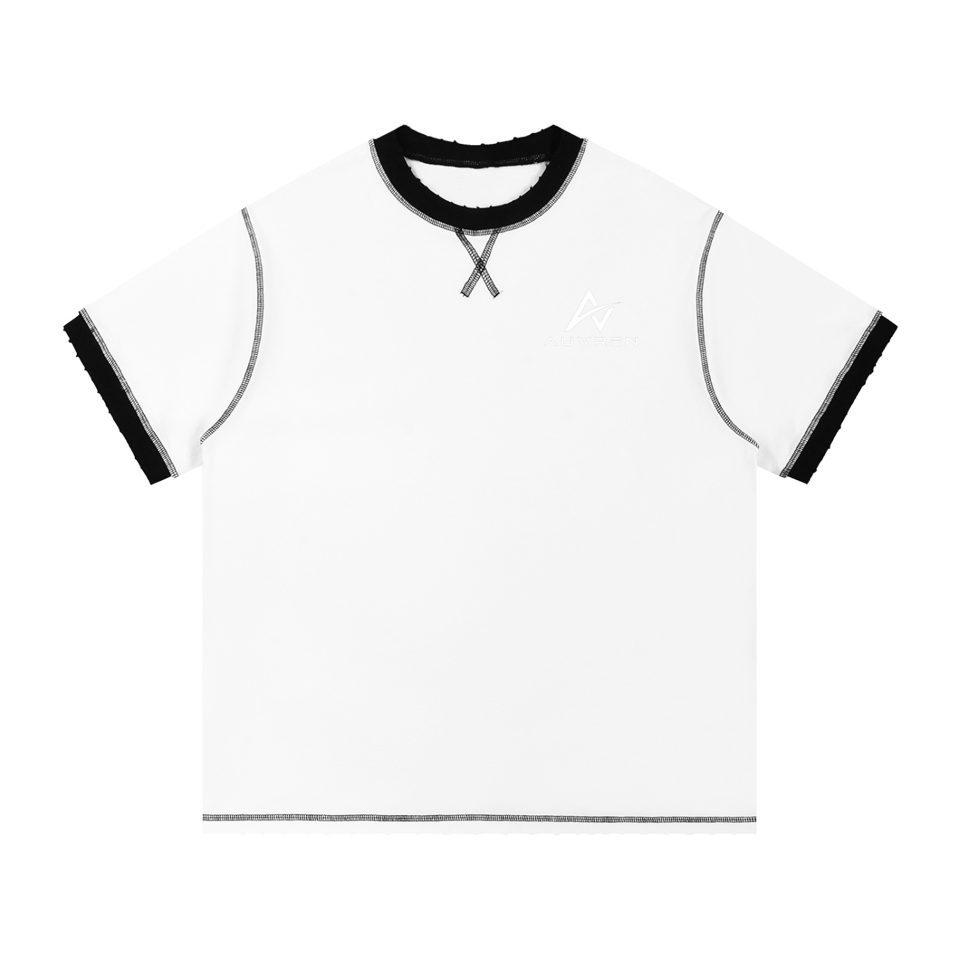 AUVREN Relay Contrast Seam Tee