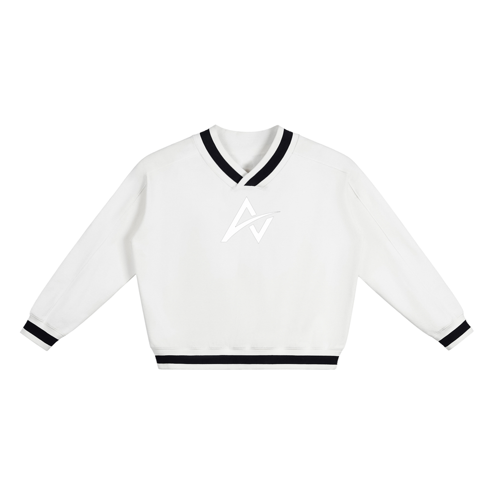 AUVREN Tempo Varsity V-Neck Sweatshirt