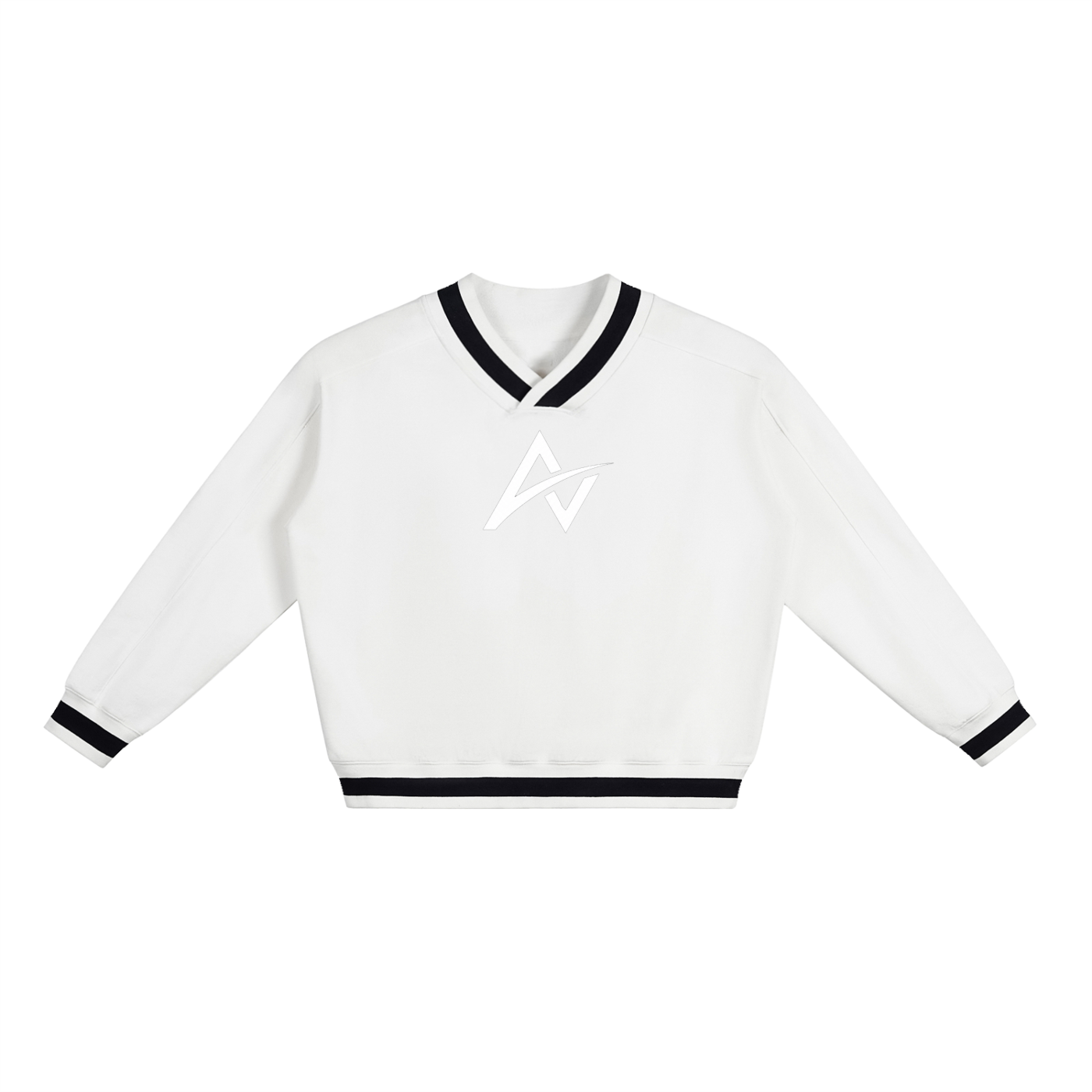 AUVREN Tempo Varsity V-Neck Sweatshirt