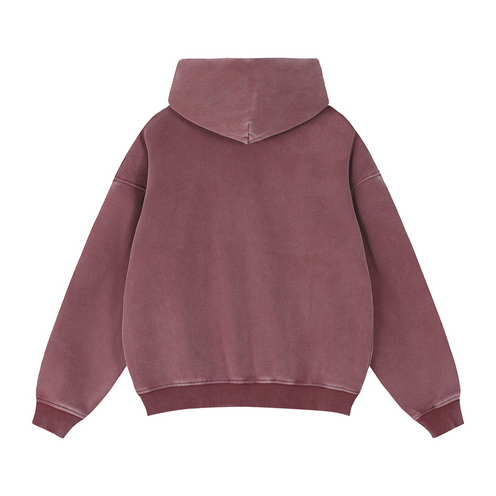 AUVREN Blush Essential Zip Hoodie