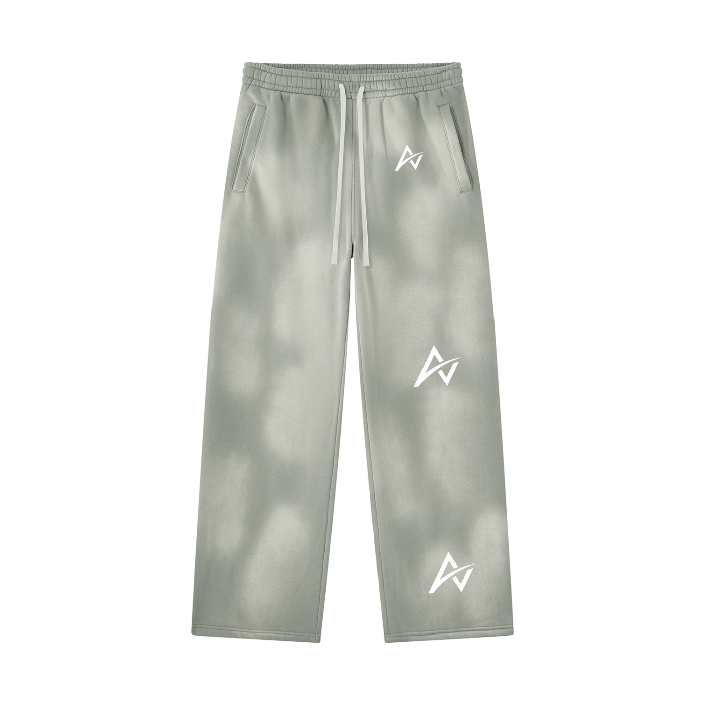 AUVREN Coreline Eclipse-Wash Wide-Leg Joggers