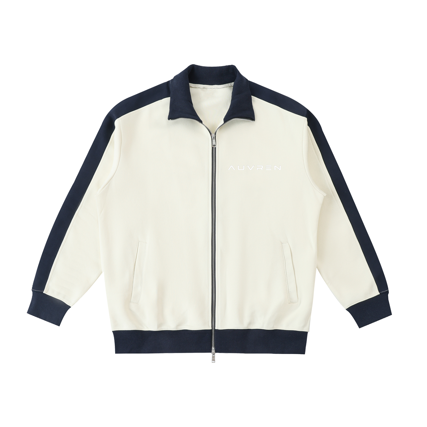 AUVREN Contrast Line Track Jacket