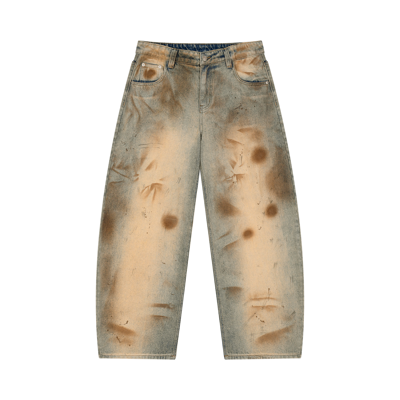 AUVREN Coreline Burnished Barrel Jeans