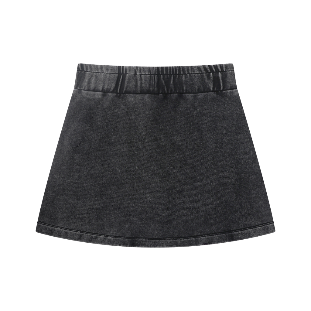AUVREN Shadow Wash Mini Skirt