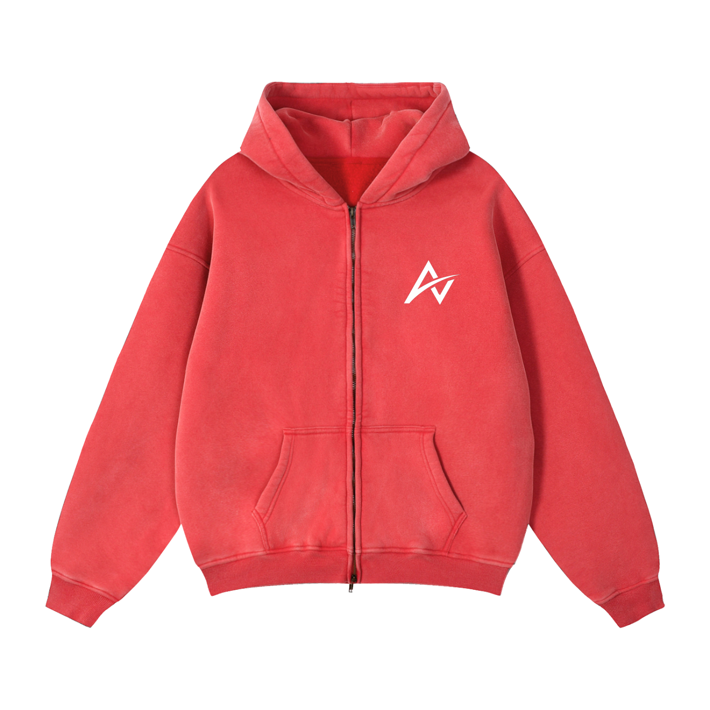 AUVREN Blush Essential Zip Hoodie