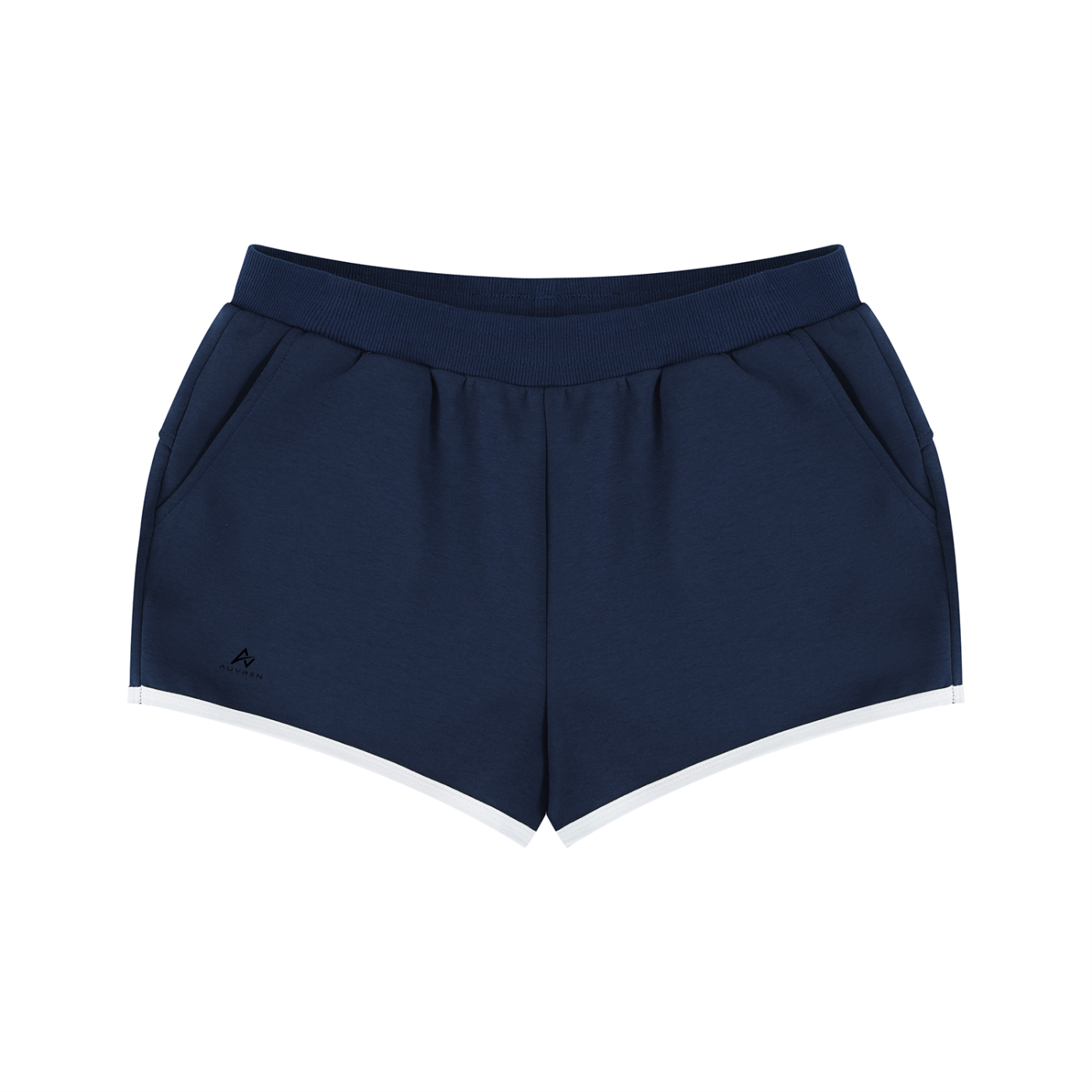 AUVREN Tempo Contrast-Trim Running Shorts