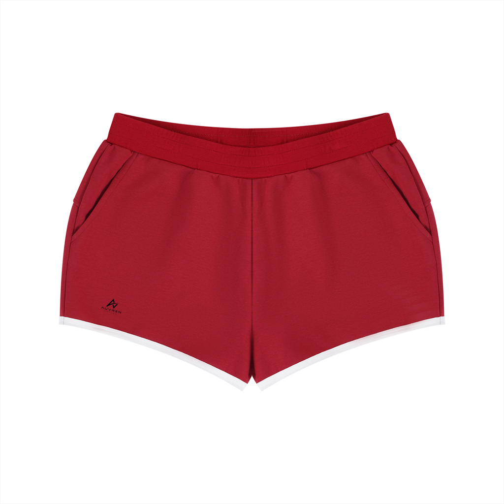 AUVREN Tempo Contrast-Trim Running Shorts