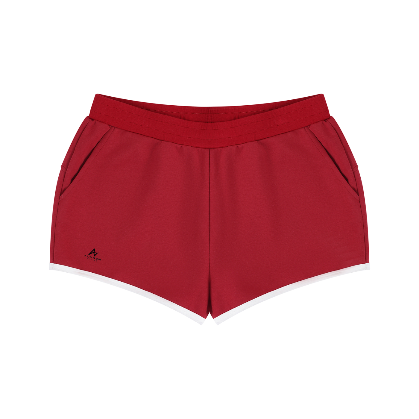 AUVREN Tempo Contrast-Trim Running Shorts