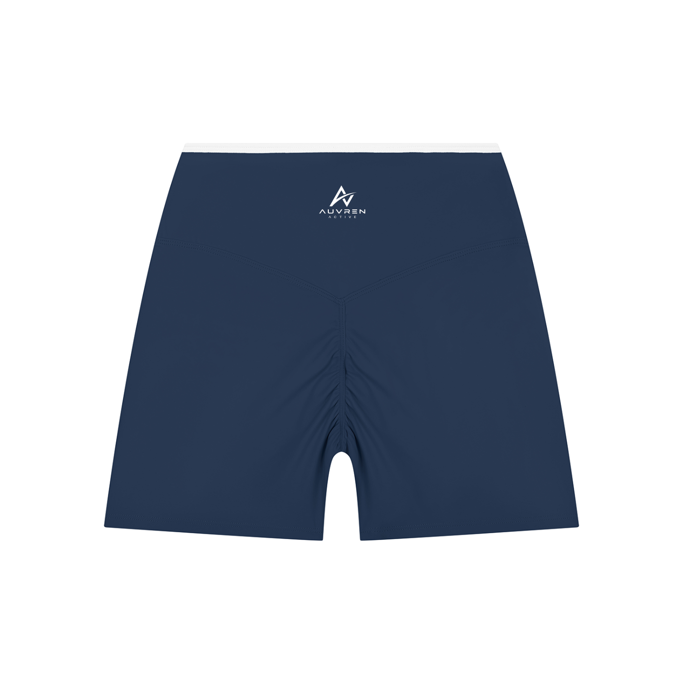 AUVREN Vector Wrap-Waist Biker Shorts