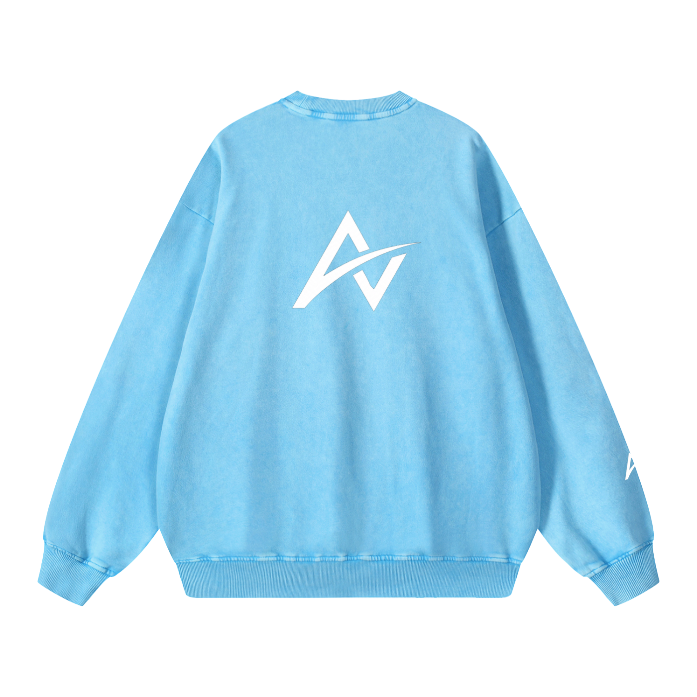 AUVREN Coreline Washed Oversized Crewneck