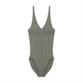 Women’s Full-Zip Ruched Bodysuit