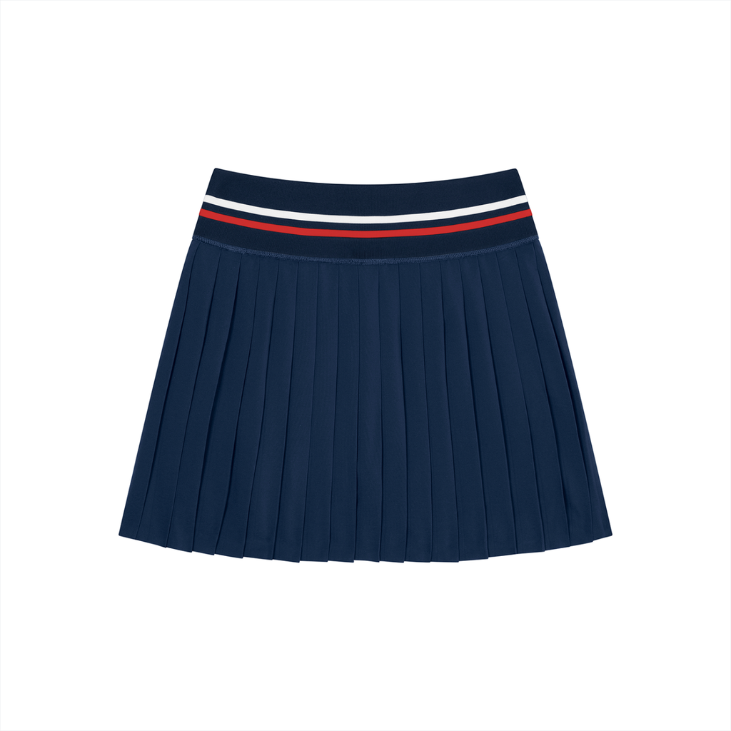 AUVREN Skyline Pleated Court Skirt
