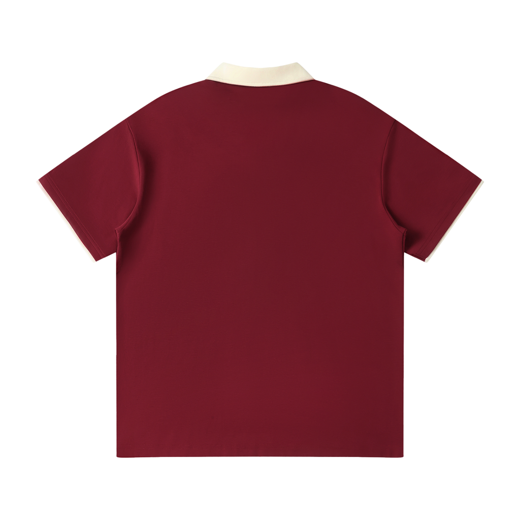 AUVREN Amethyst Contrast Performance Polo