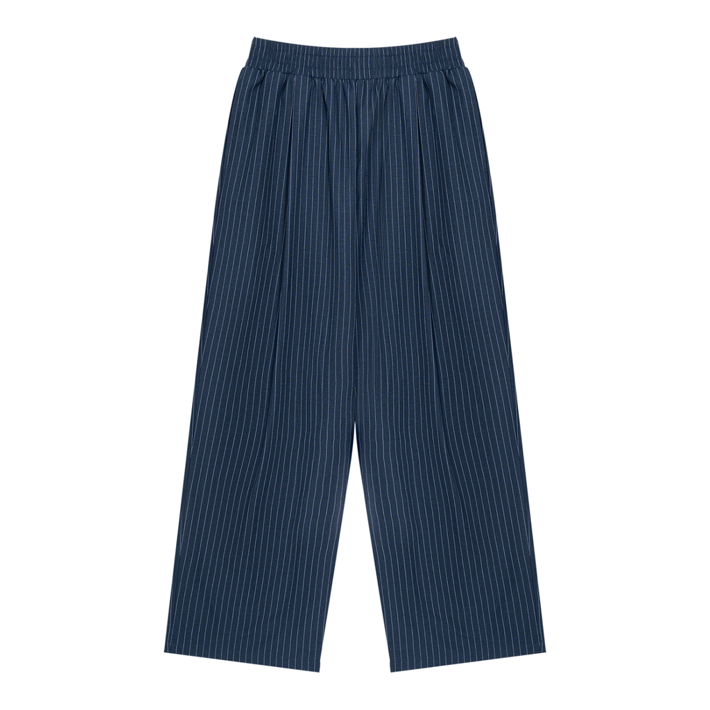 AUVREN Coreline Pinstripe Wide-Leg Pants
