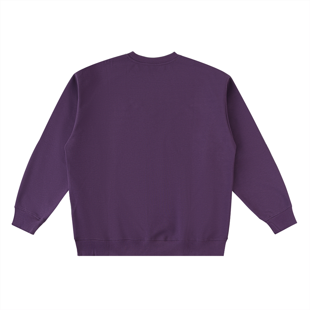 AUVREN Tempo Contrast-Arc Crewneck