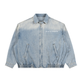 AUVREN Washed Denim Track Jacket